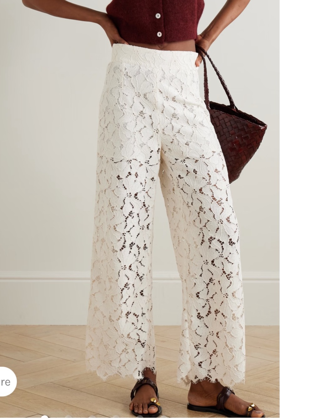 Loretta Caponi Cipro Lace Pants